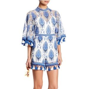 Few Moda Lace Tassel Romper NWT